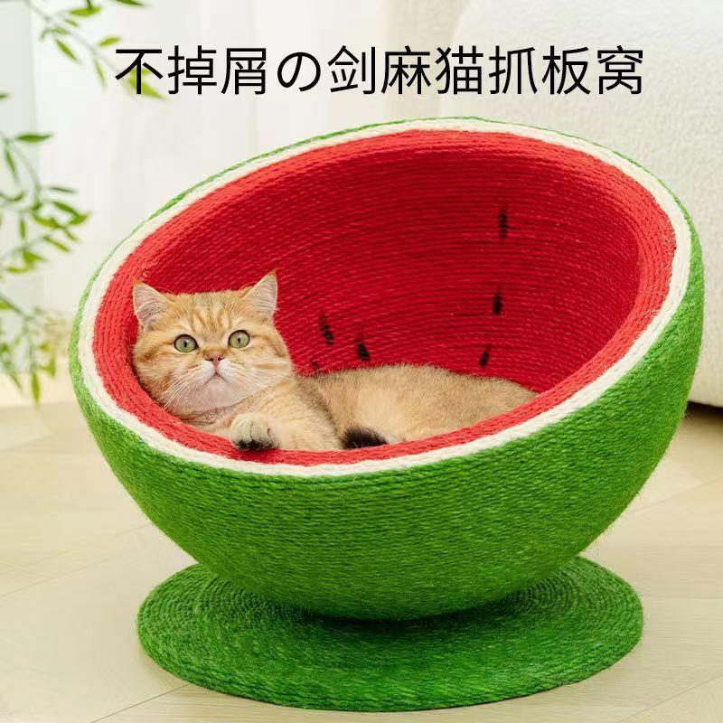 猫爬架无品牌剑麻猫抓板耐磨不掉屑猫窝猫玩具超大加宽耐用结实