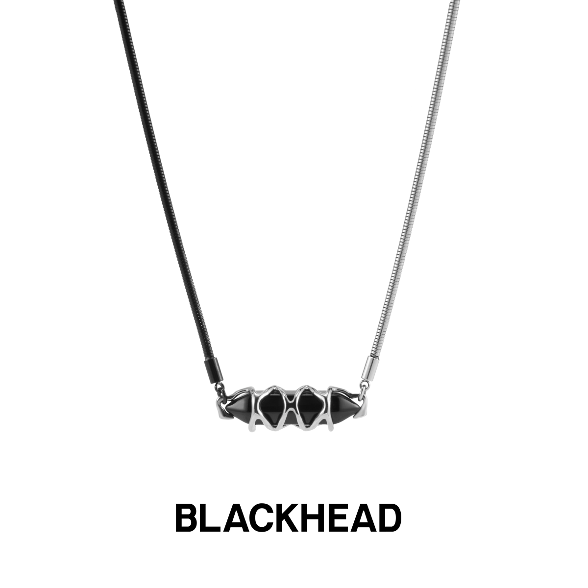 BLACK HEAD/黑头 钛钢项链 星锥拼接项链【专享】