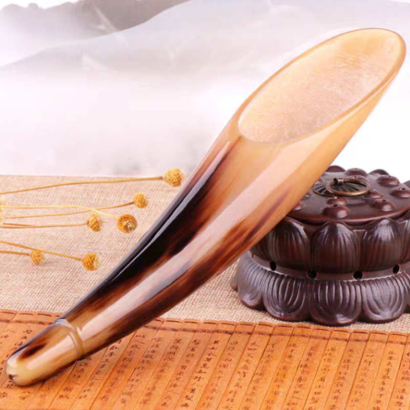 牛角刮筒全身通用按摩牛角筒背部刮背牦牛角刮筒