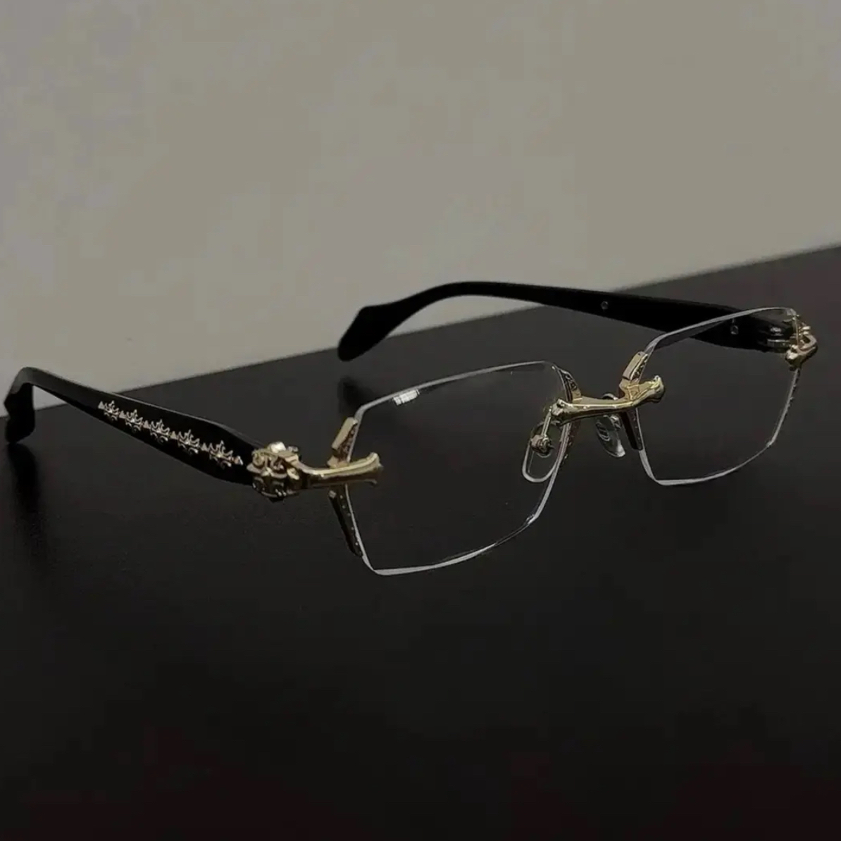 【时尚周刊】轻奢质感眼镜复古雕花