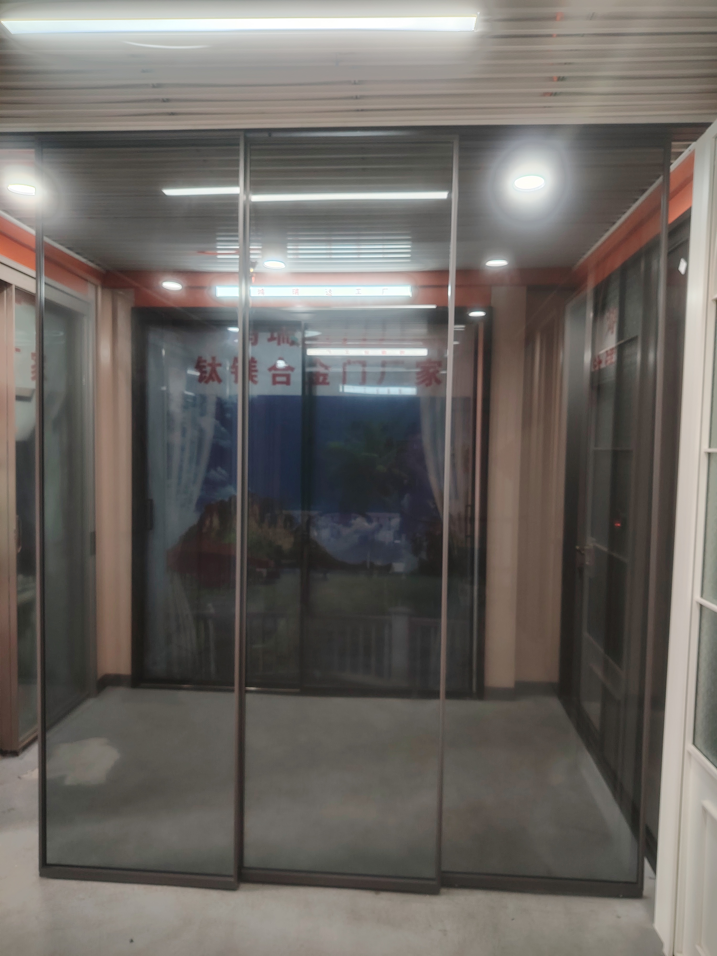 完美系统 三联动 四联动 极简吊轨推拉门