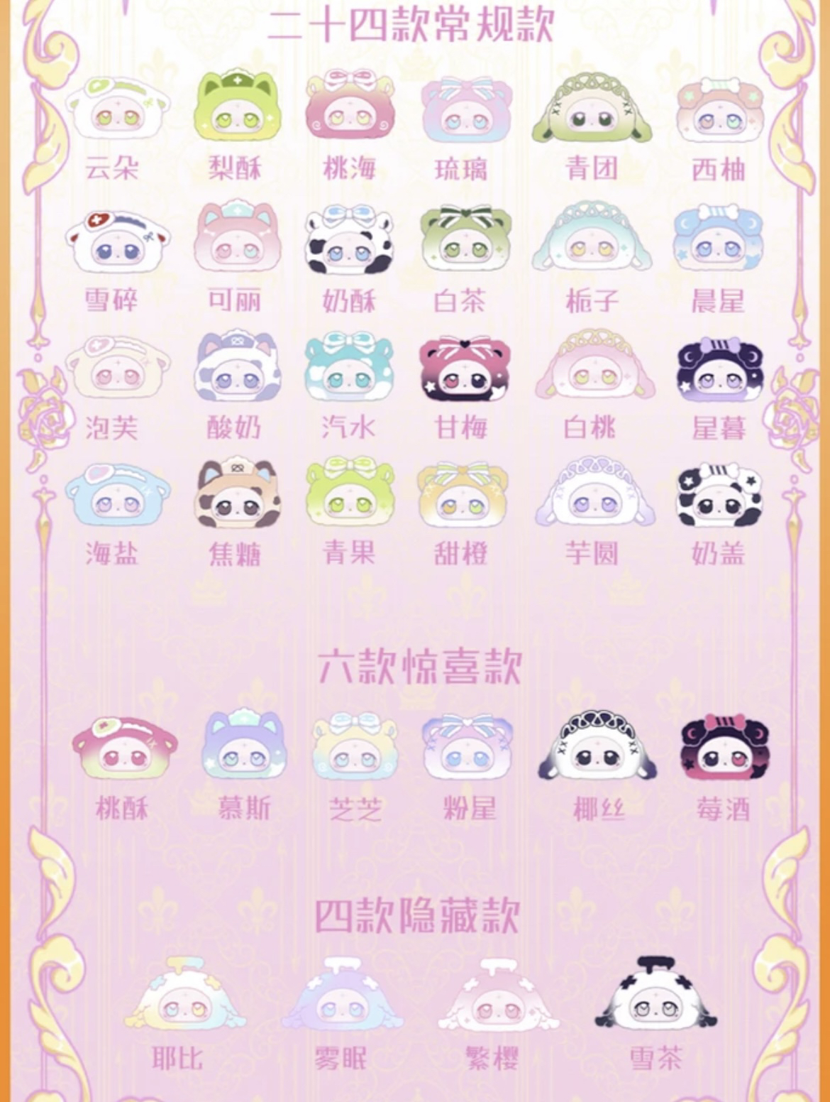 【拆盒】Bunny白日梦甜心茶会萌粒潮玩盲盒手办