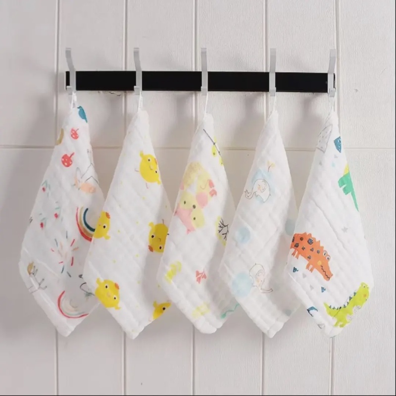 【意能达大能】婴儿泡泡纱方巾/口水巾