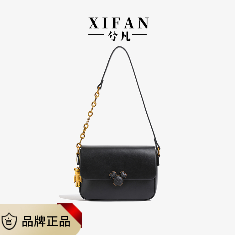 【带礼盒】（长24高17厚7）新款时尚百搭包包女包黑色896