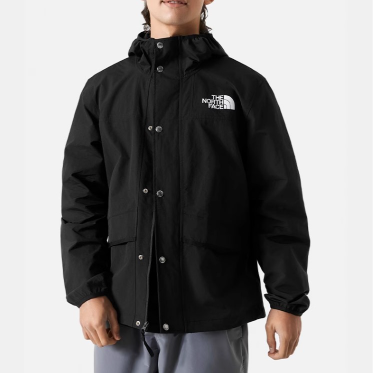 The North Face北面冲锋衣男户外防风防泼水休闲时尚连帽夹克5JYN