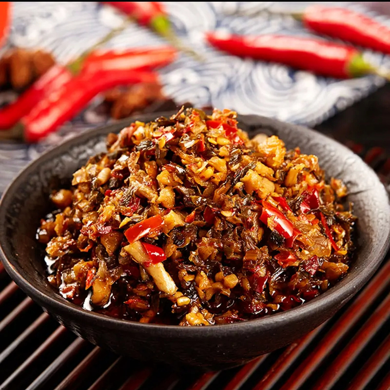 农家外婆菜乡里风味梅干菜香辣开胃拌饭美食特产外婆菜250g瓶装