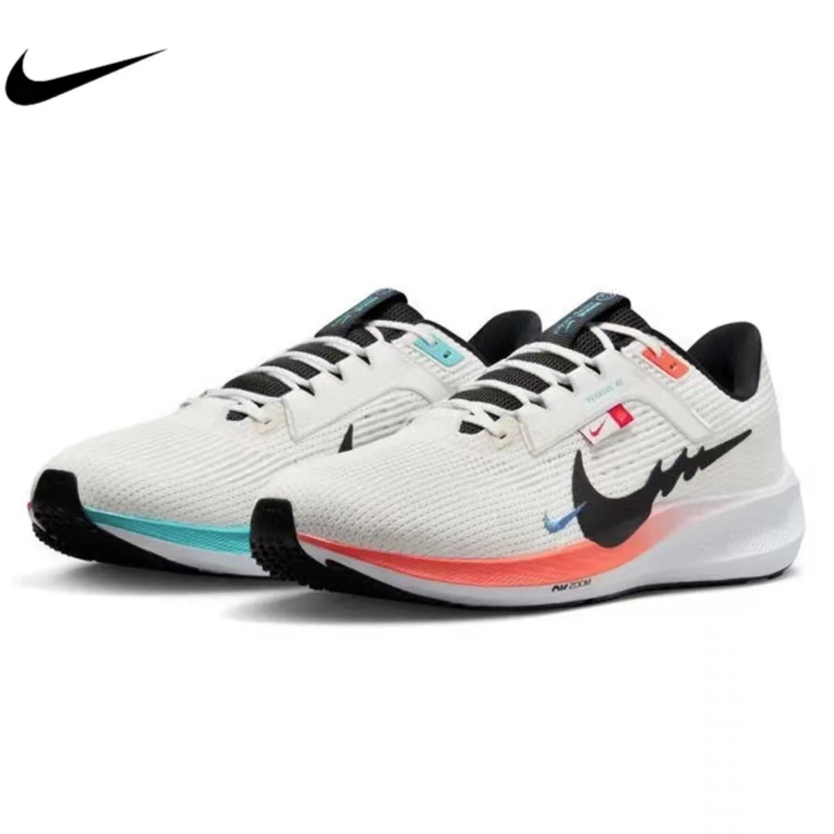 NIKE/耐克PEGASUS40男子运动鞋舒适训练体育黑白低帮-FZ5055-101