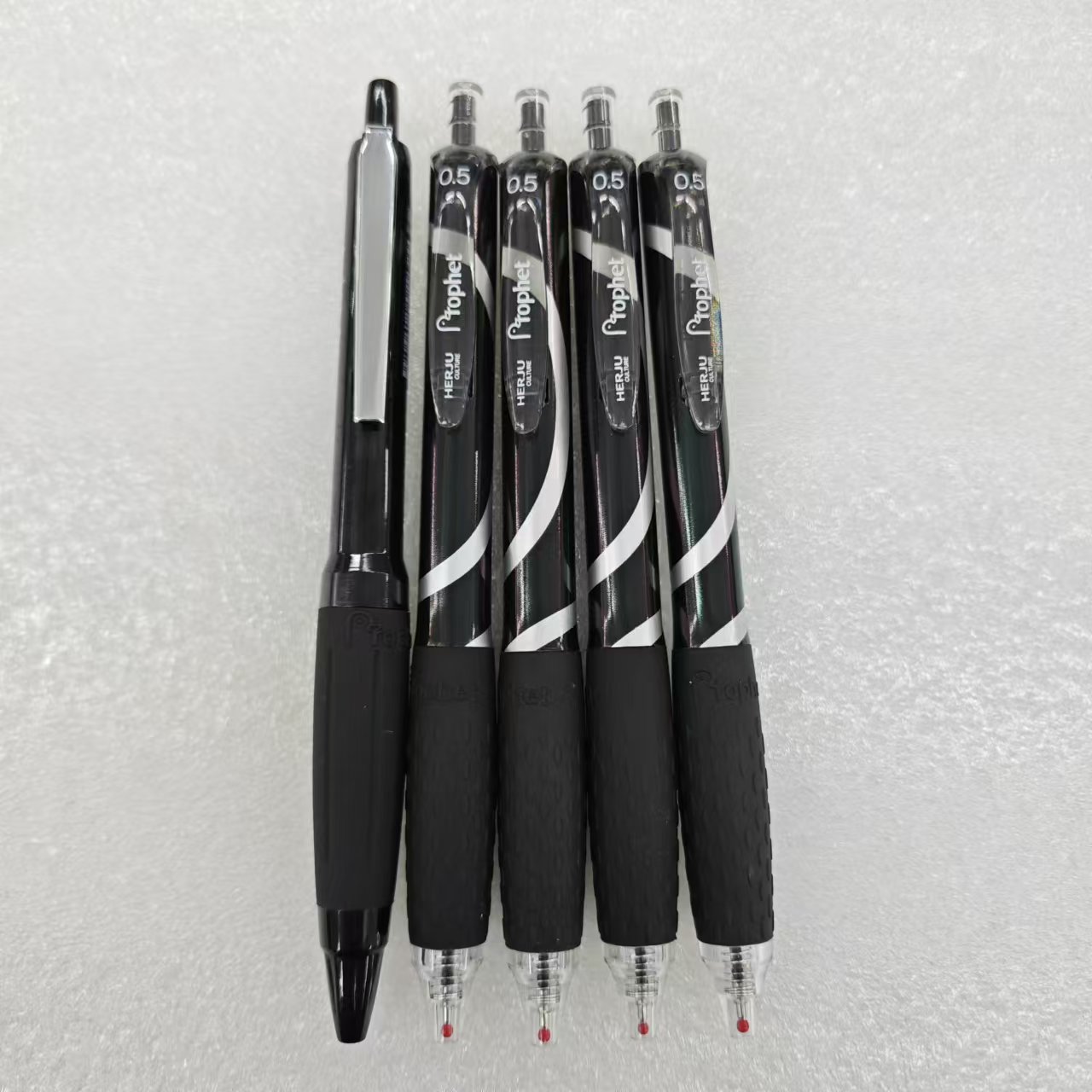 【发5支-黑杆组合笔】【4支鸭先知PH10K+1支鸭先知D90】