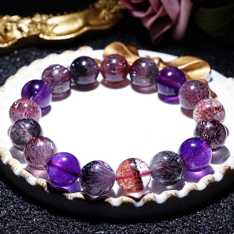 1号 未镶嵌 DIY 手工珠珠编绳 水晶手链手串女款情侣款百搭时尚