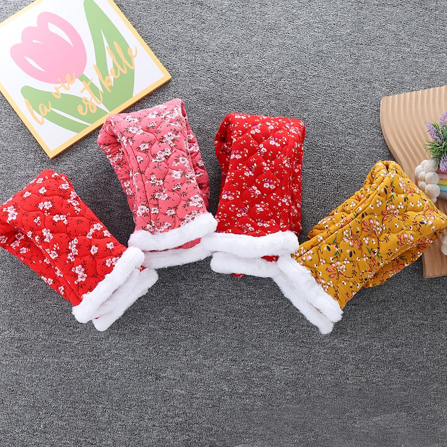 【特价清仓】24年儿童可爱东北大棉裤婴幼儿女宝加厚碎花长裤过冬加