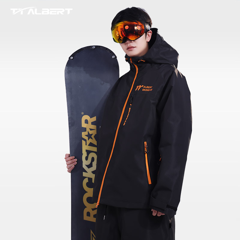 【TTAlbert】拼接款滑雪服单板双板3L全压胶男女同款滑雪服