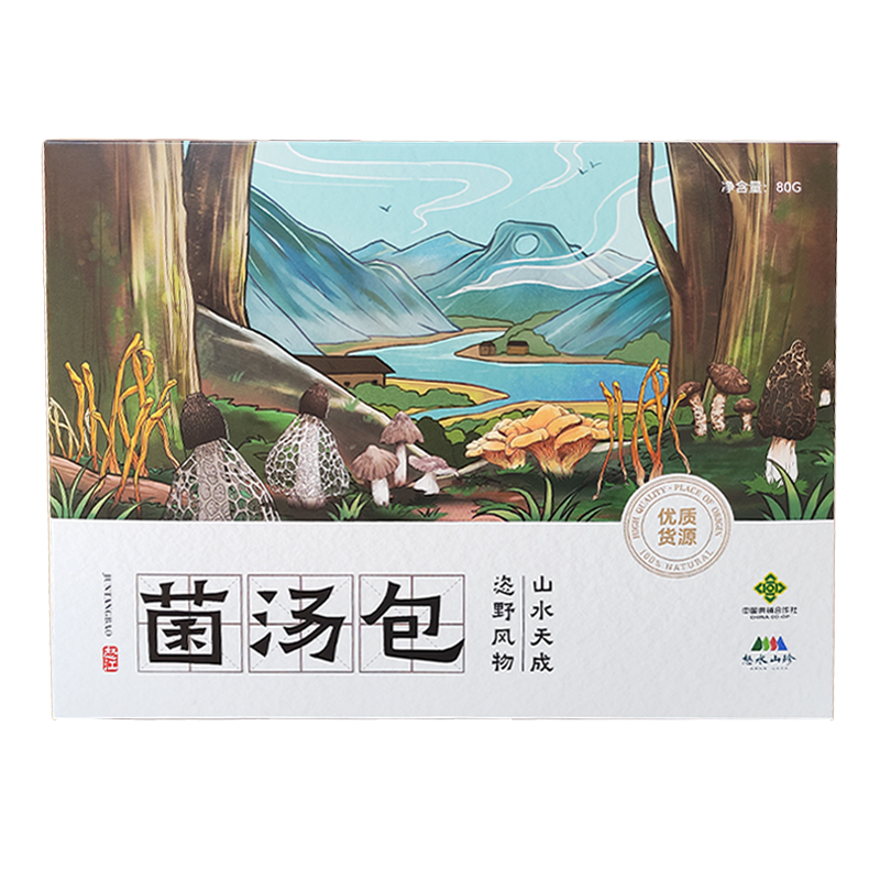 【云南怒江泸水】怒水山珍菌汤包80g/盒