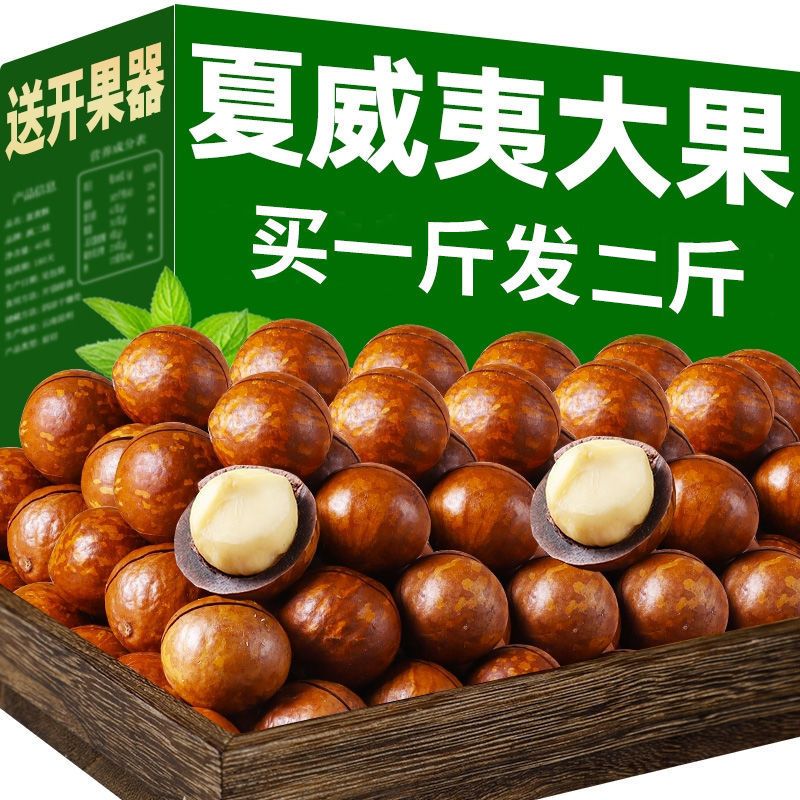 夏威夷果大颗粒原味奶香干果坚果批发奶油孕妇20g罐装零食美味