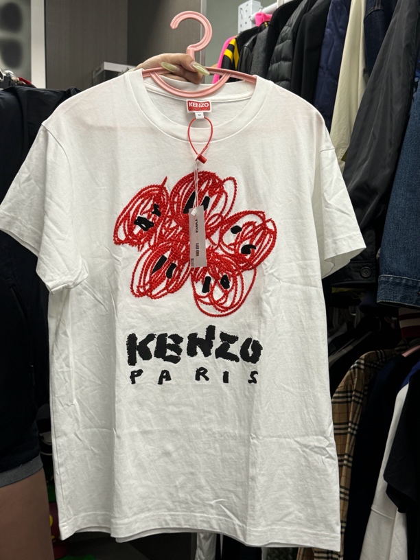 Kenzo 刺绣 短袖T恤 99新