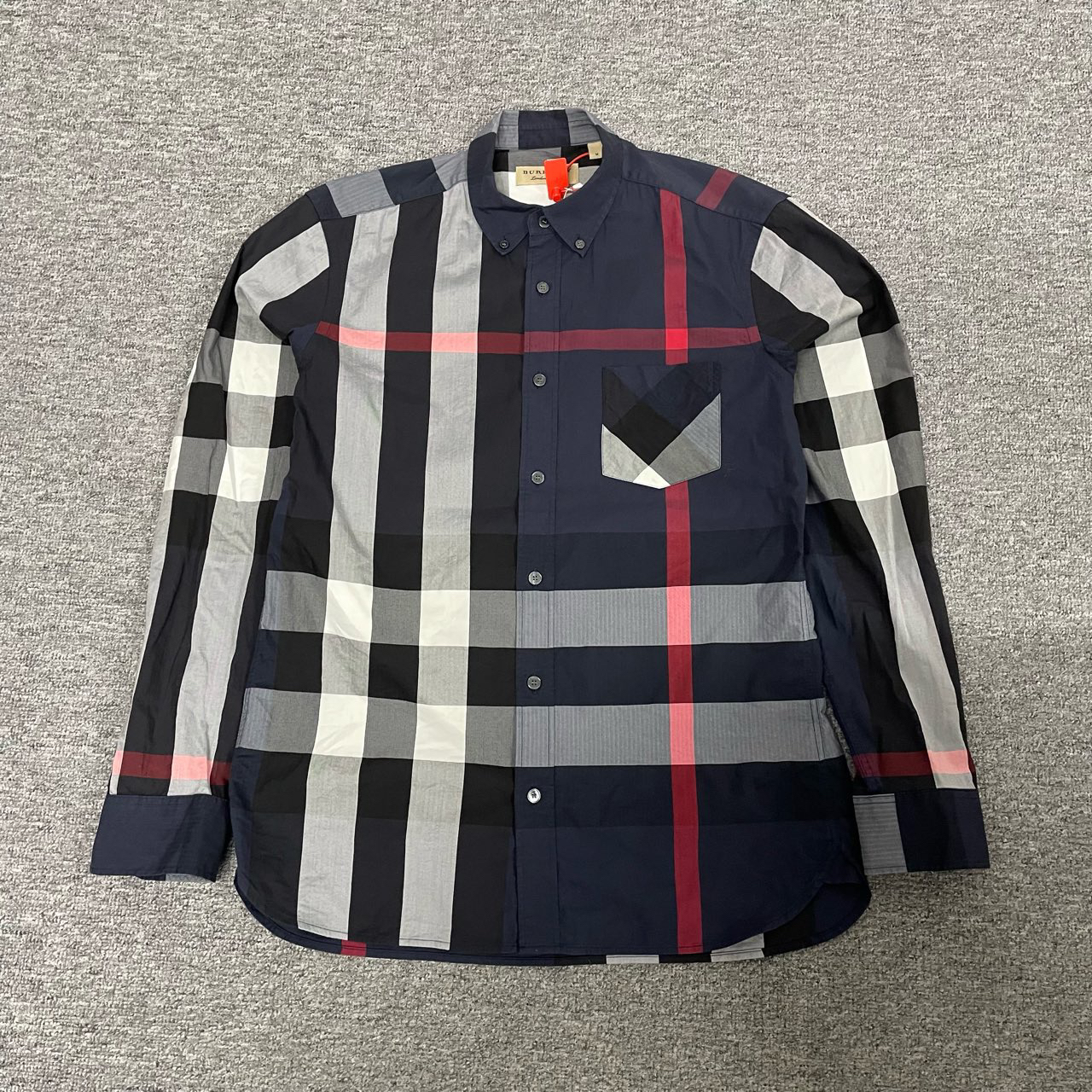 Burberry 巴宝莉 经典格纹 长袖衬衫 99新 M码