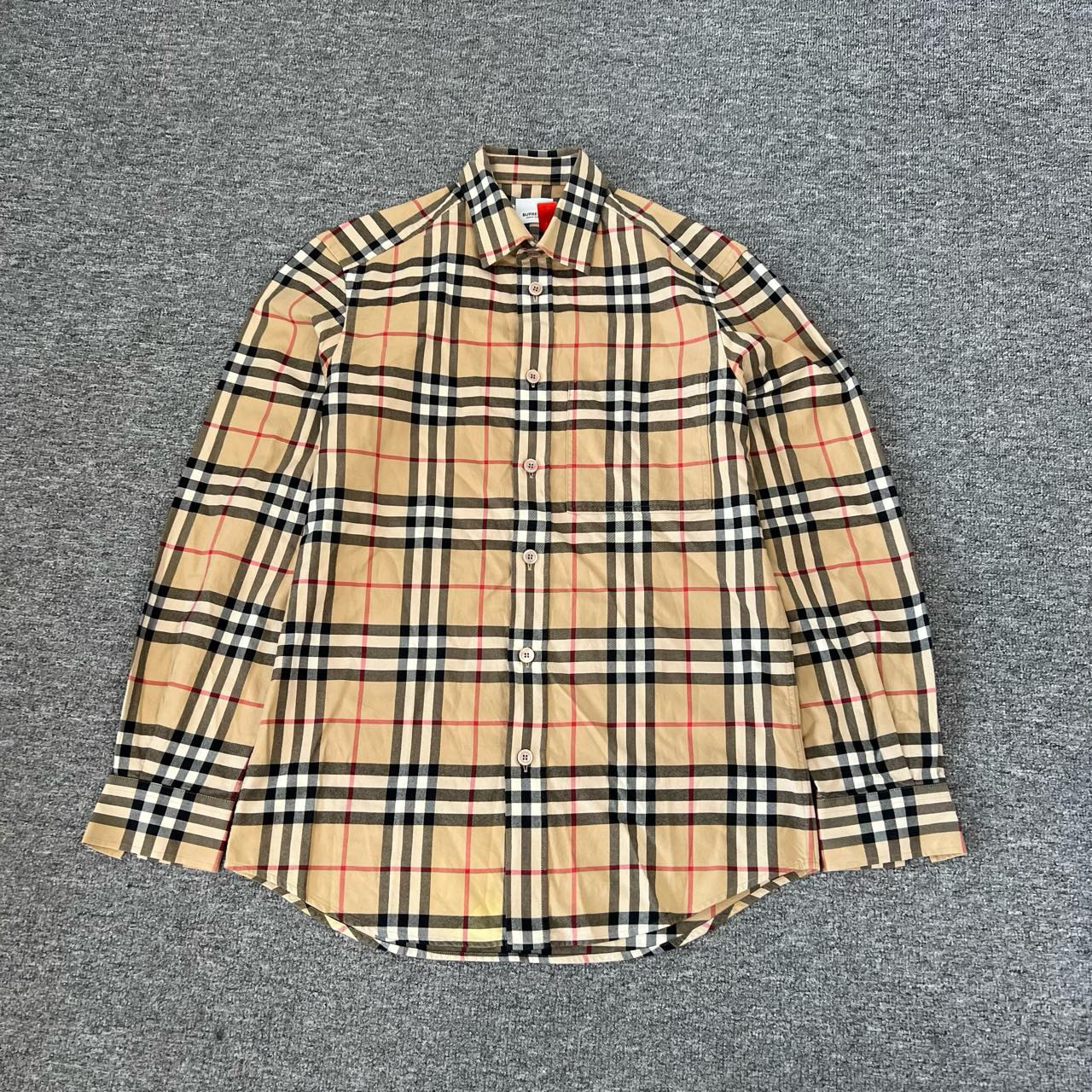 Burberry 巴宝莉 经典格纹 长袖衬衫 99新 Xs码