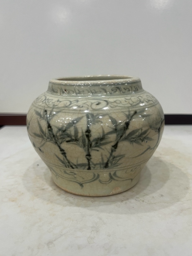 罐子纯手工岁寒三友松竹梅