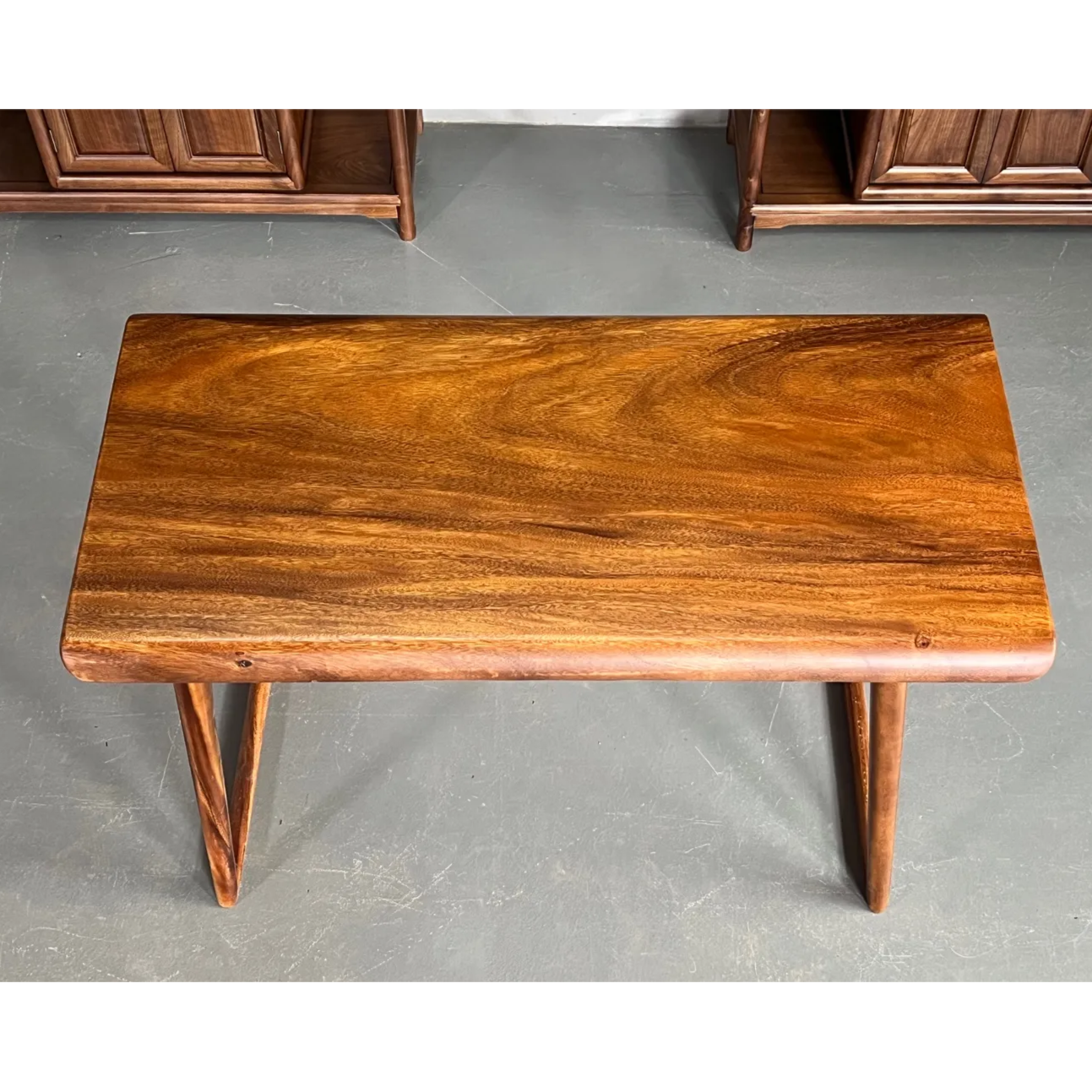 胡桃木实木电脑桌书桌家用学生写字桌简易小桌子办公桌阳台小茶桌