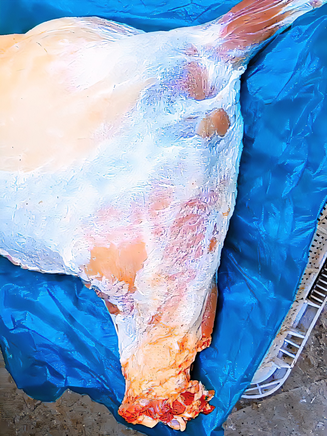 农家散养源头发货营养新鲜山羊《前腿带脊带排》12斤起（现场称重）