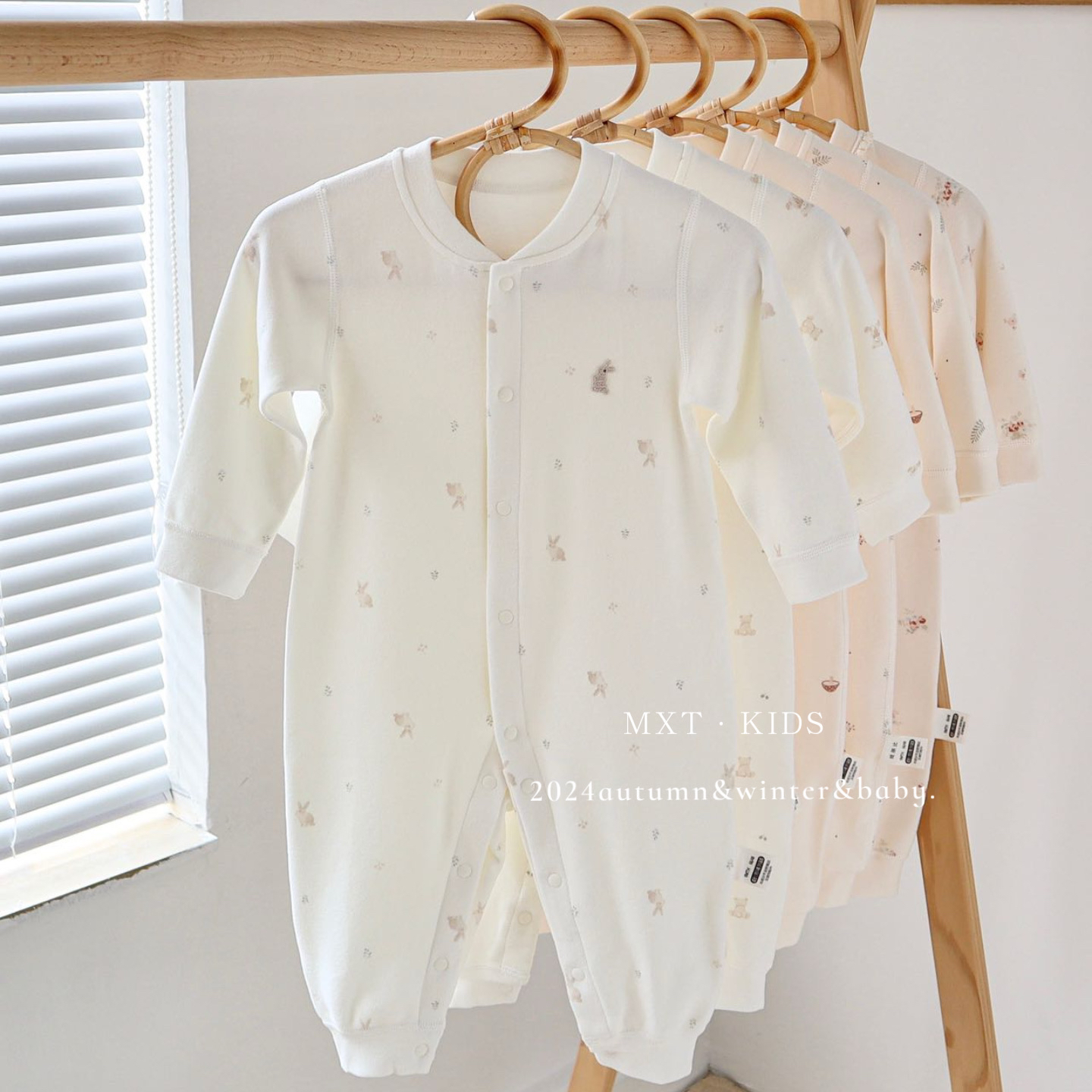 (5折款）娃丽比秋冬男女宝宝长袖连体衣婴儿哈衣打底无骨长爬保暖