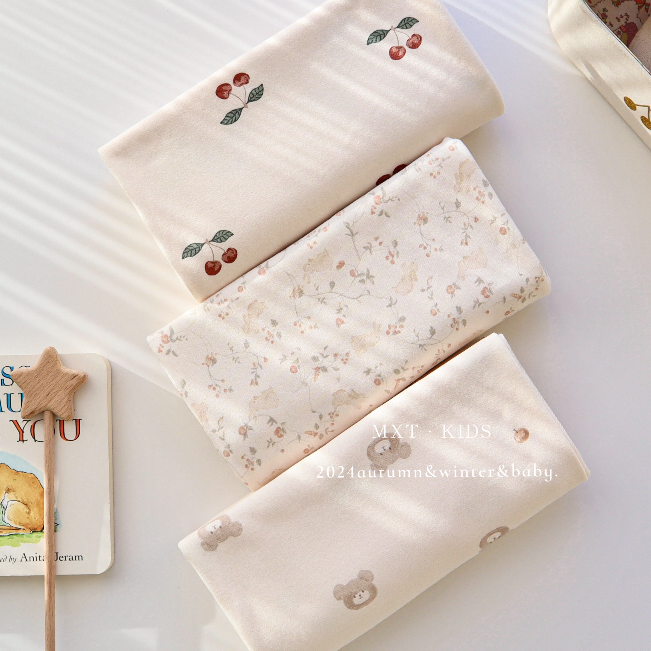 娃丽比新生婴儿春夏秋冬包巾宝宝浴巾襁褓巾透气柔软包单产房