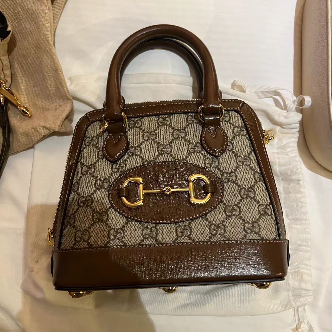 95新 GUCCI/古驰 手提斜挎包