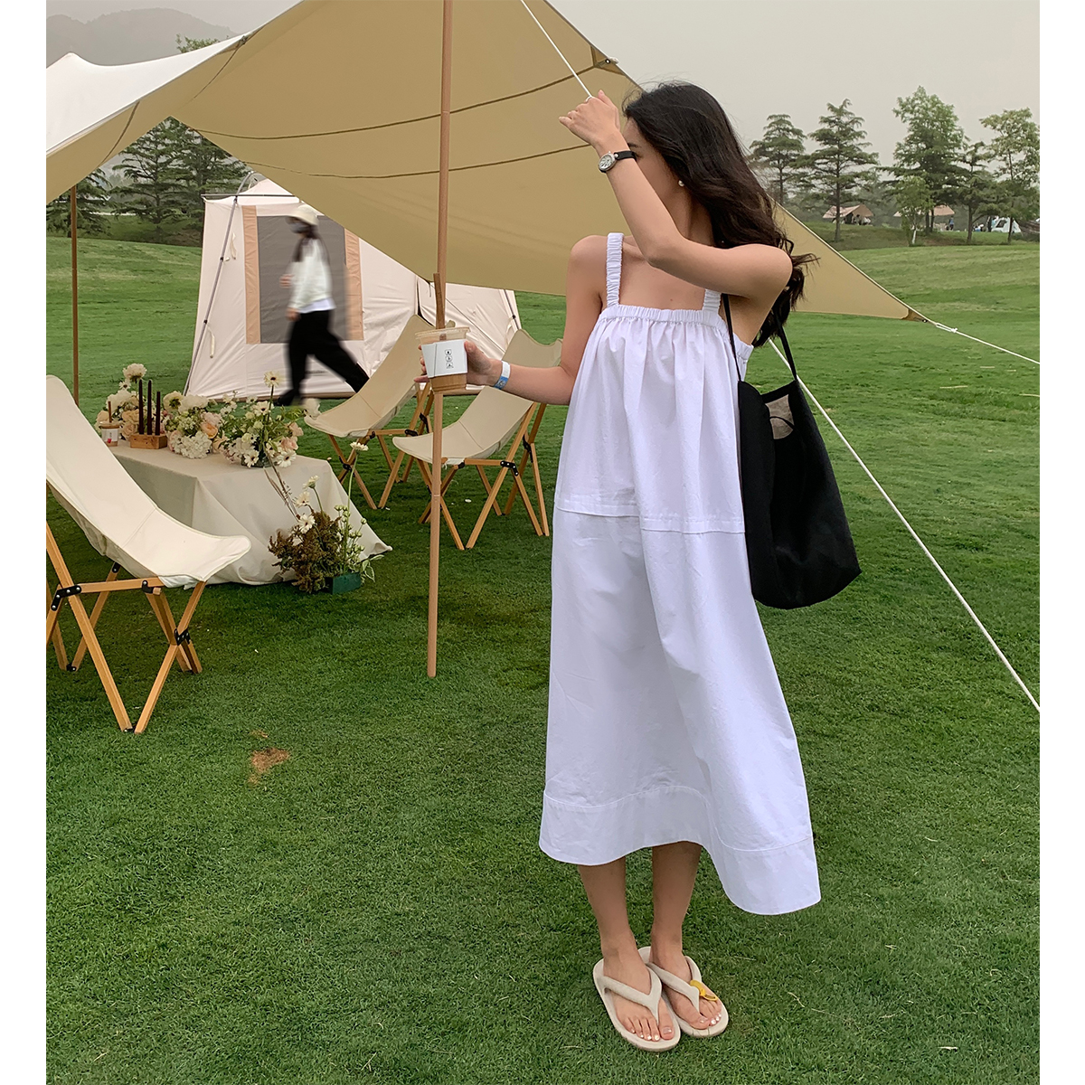 LICKYSENIOR  吊带裙