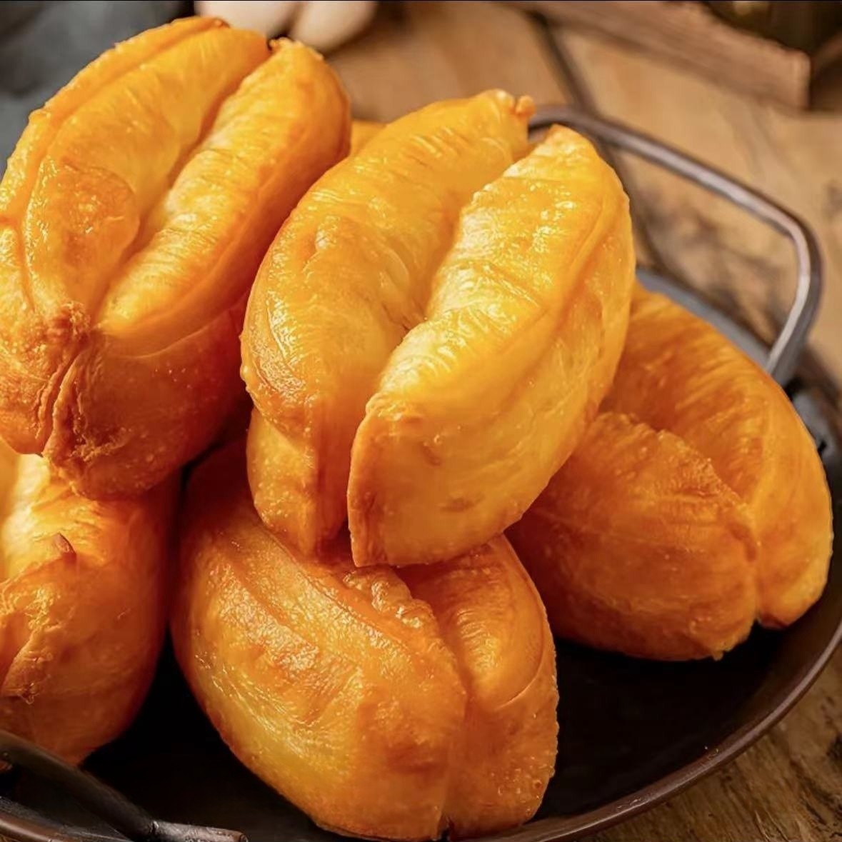 香酥脆皮小油条小胖子油条豆浆放心油条酥脆半成品早餐速冻面食品