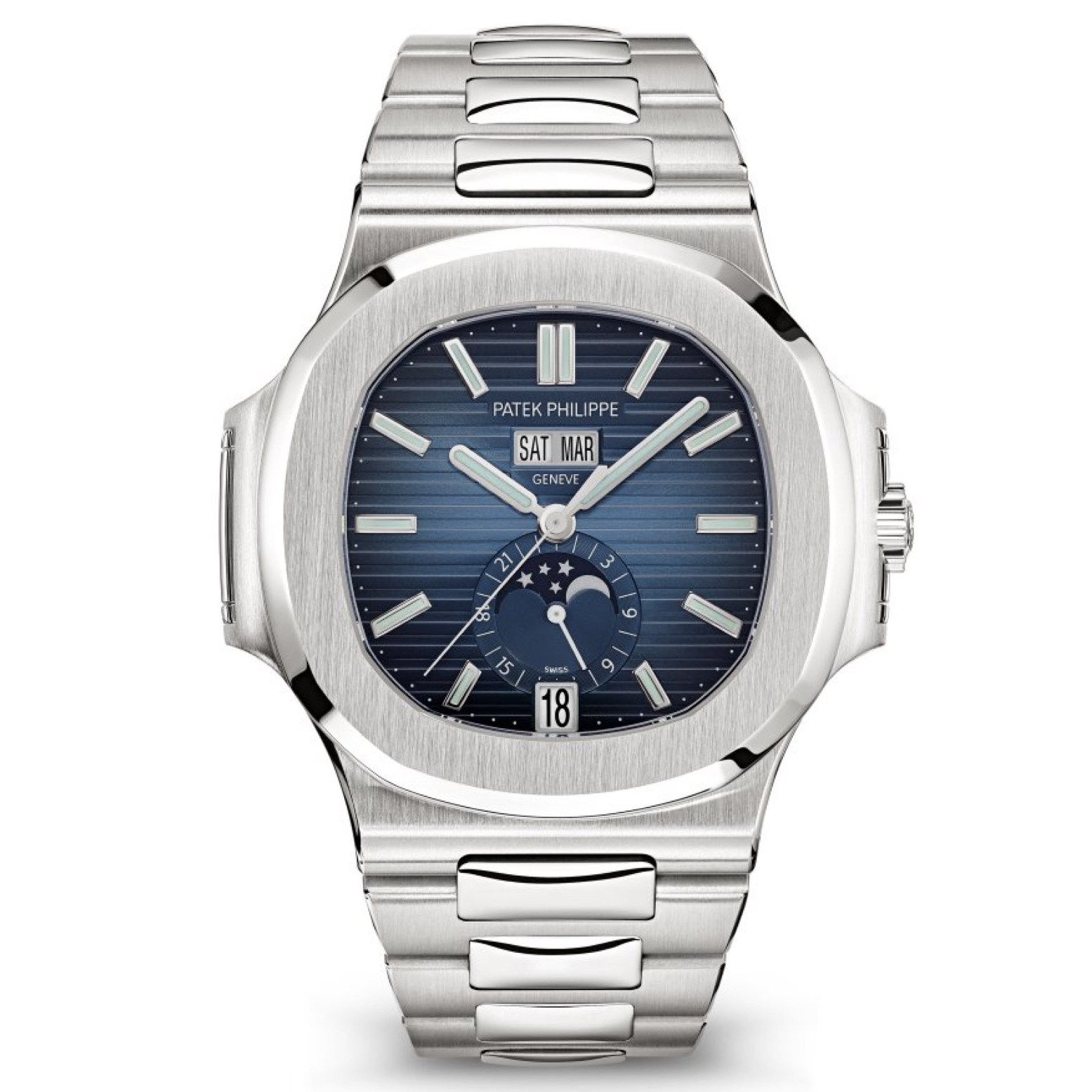99新 Patek Philippe/百达翡丽 5726/40表径机械男表21年全套