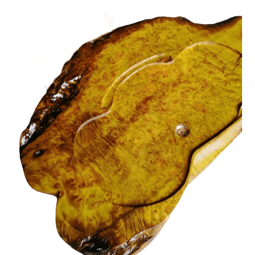 缅甸黄金樟实木茶盘