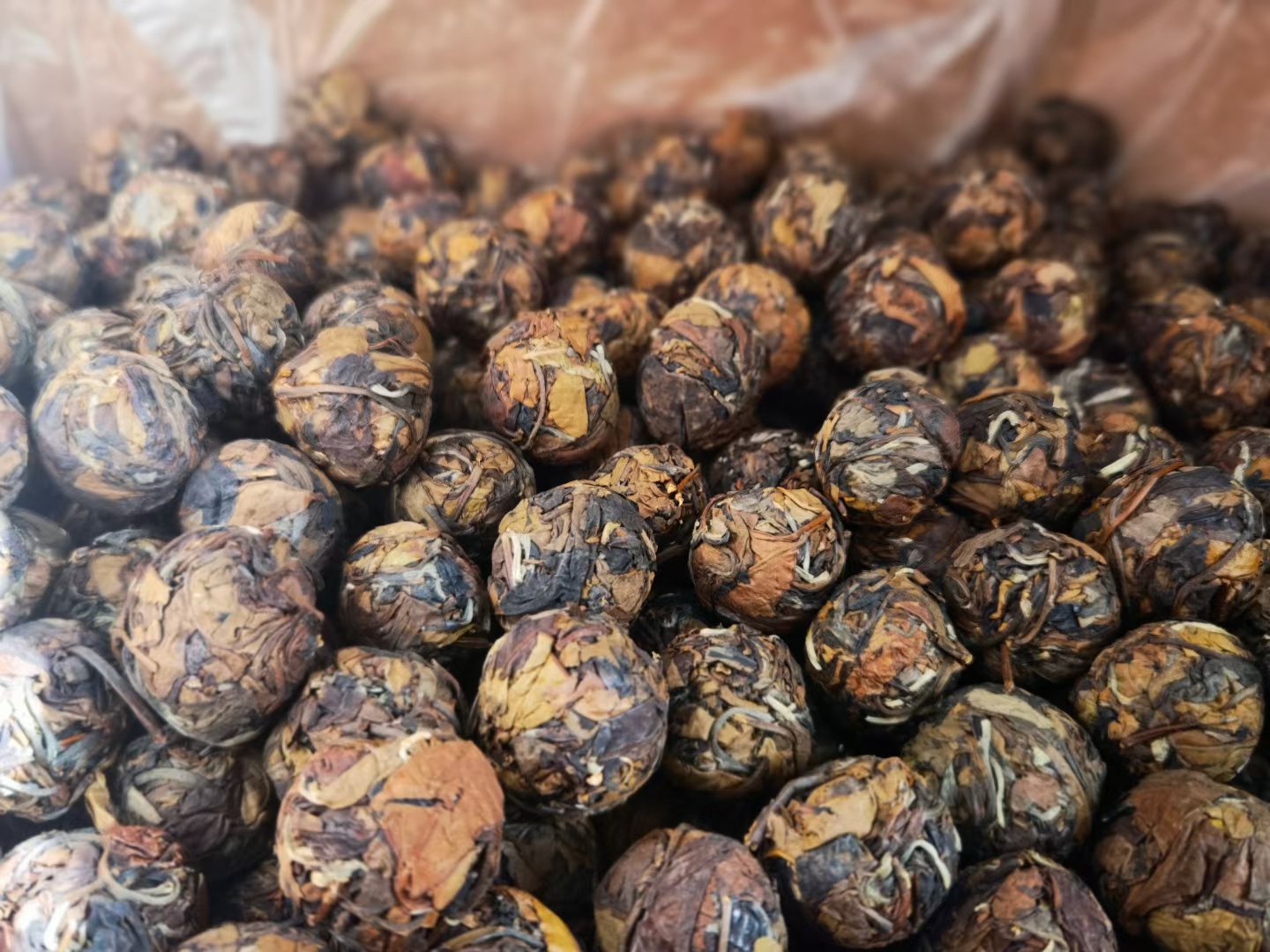 云南白茶，易武古树白茶龙珠，2021年老白茶