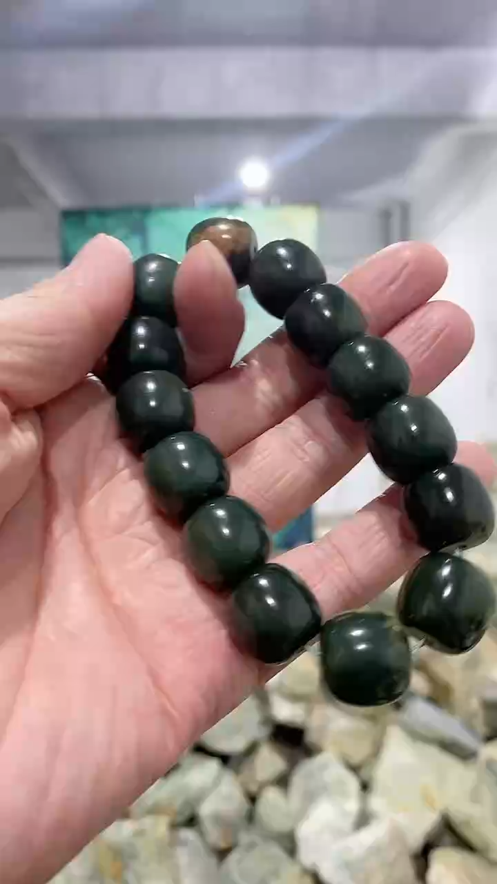 【闪购商品】透闪石质玉手链未镶嵌手串