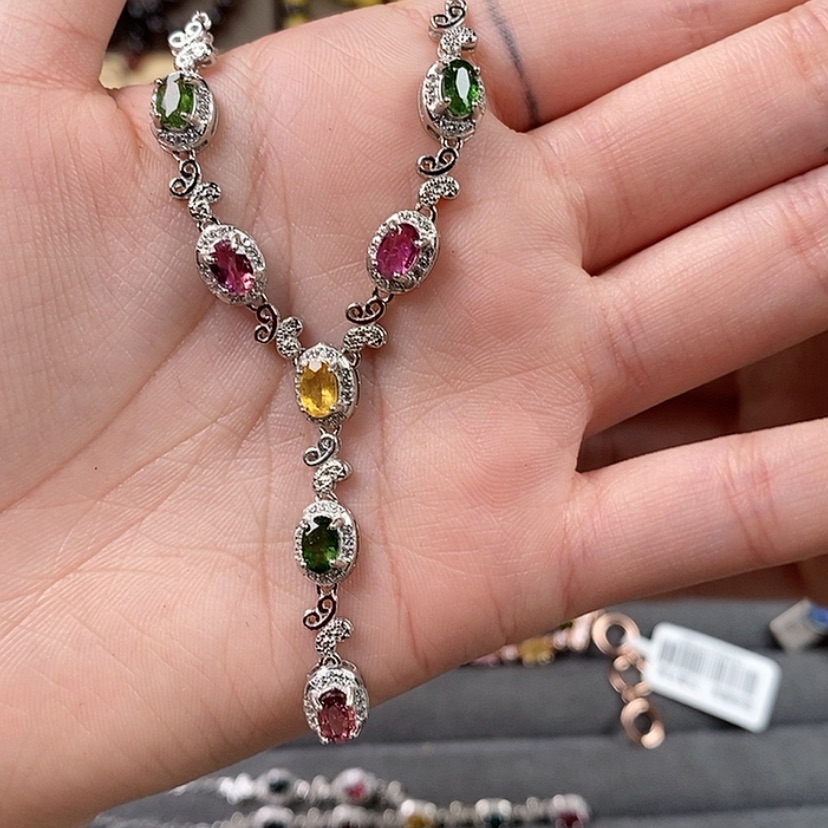 【闪购商品】烟晶手链银S925镶嵌g 299