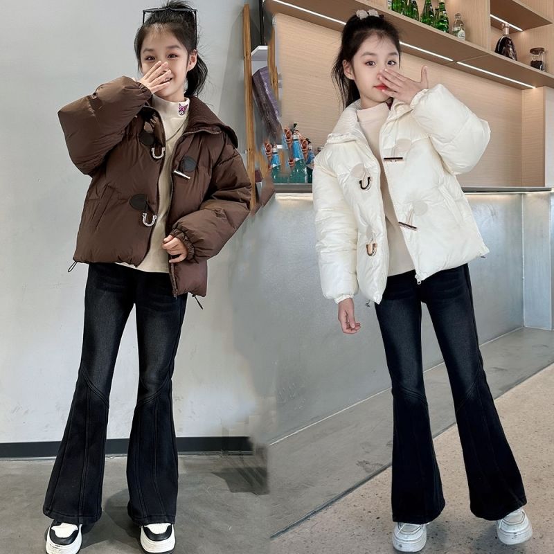女童棉服秋冬装2023女孩棉衣手工棉袄上衣冬季韩系美德拉冬装爆款