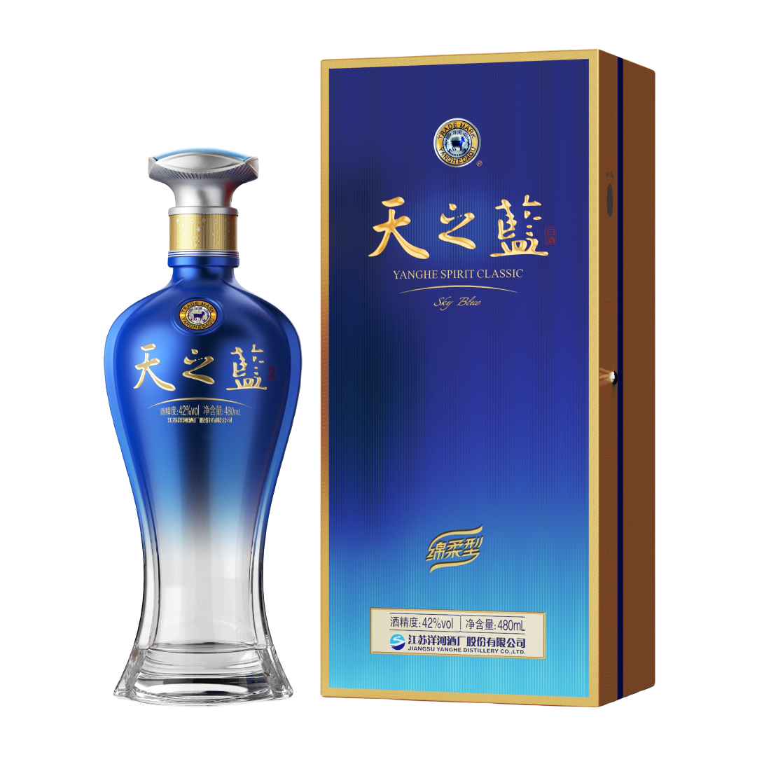 天之蓝白酒480ml