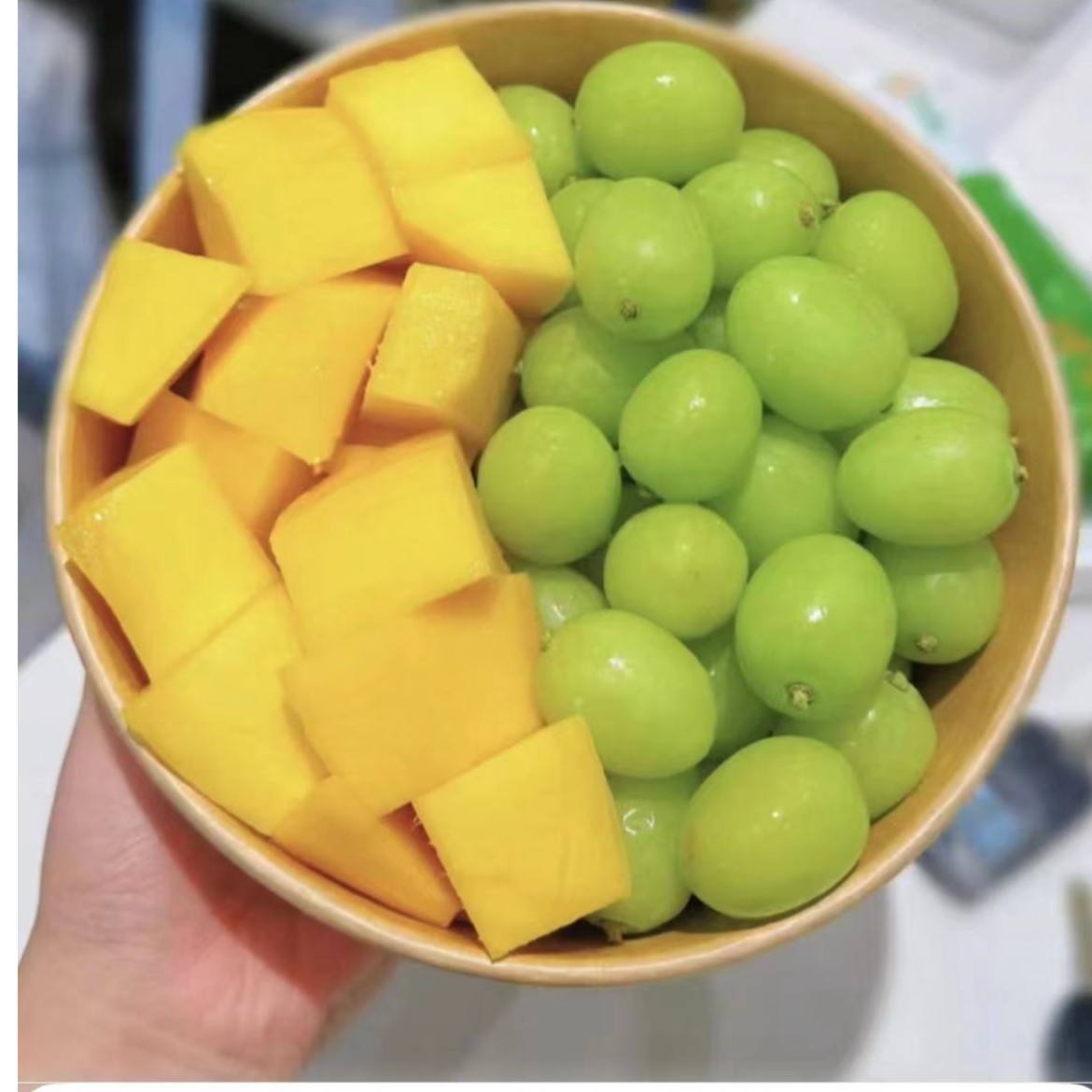 （新鲜双拼）芒果+青提果盘