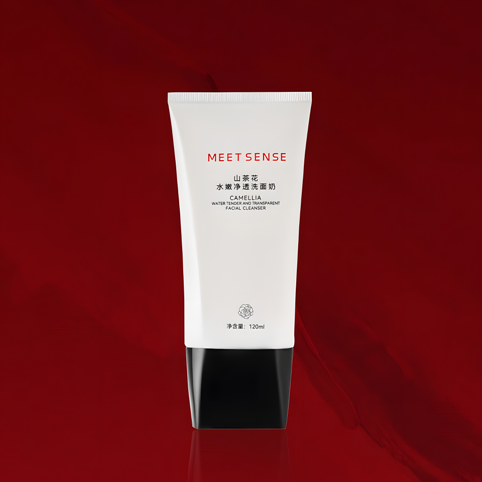 MEET SENSE山茶花水嫩净透洗面奶120ml氨基酸洗面奶