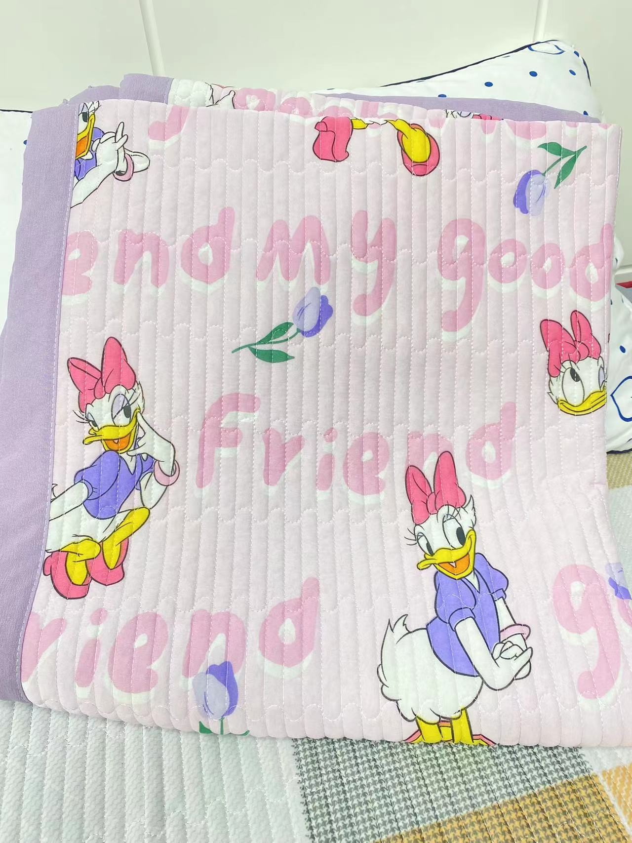 1.2*2m凉感丝多花色可水洗凉席两用床盖加厚