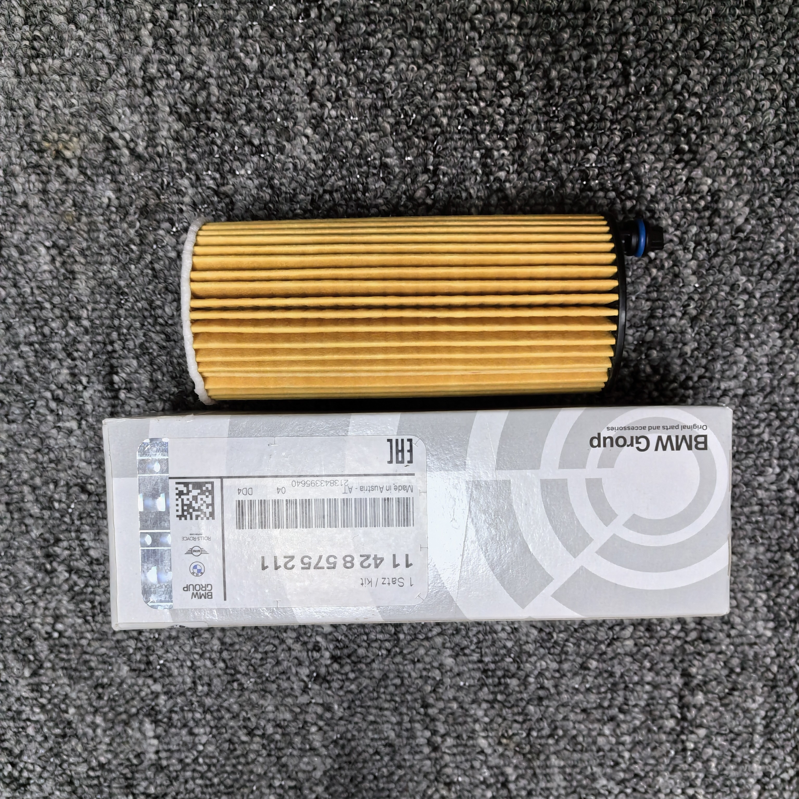 宝马B48B38B58发动机机滤原厂原装机油滤芯机油滤清