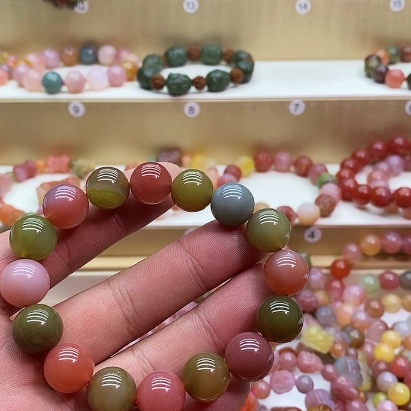 【闪购商品】玛瑙/玉髓手链未镶嵌V****h