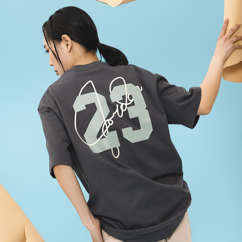 Nike耐克女款雅丹风JORDAN运动休闲短袖T恤HJ3963-060