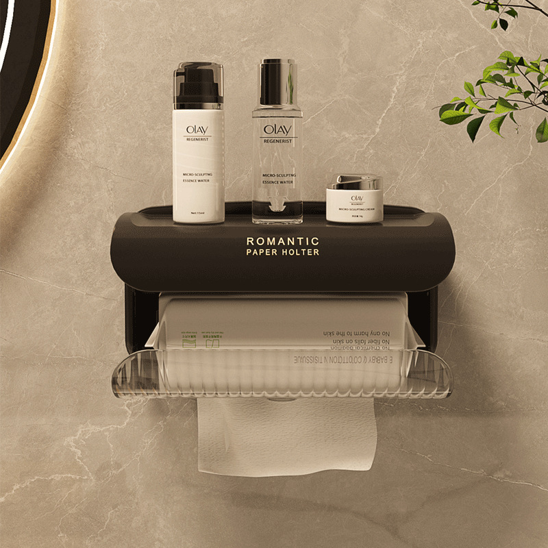 德德维芙透明纸巾盒壁挂式面巾纸洗脸巾收纳厕所卫生间厨房客厅抽