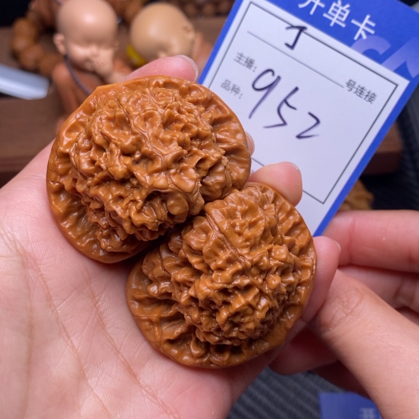 【闪购商品】文玩核桃把件?**?48官帽952