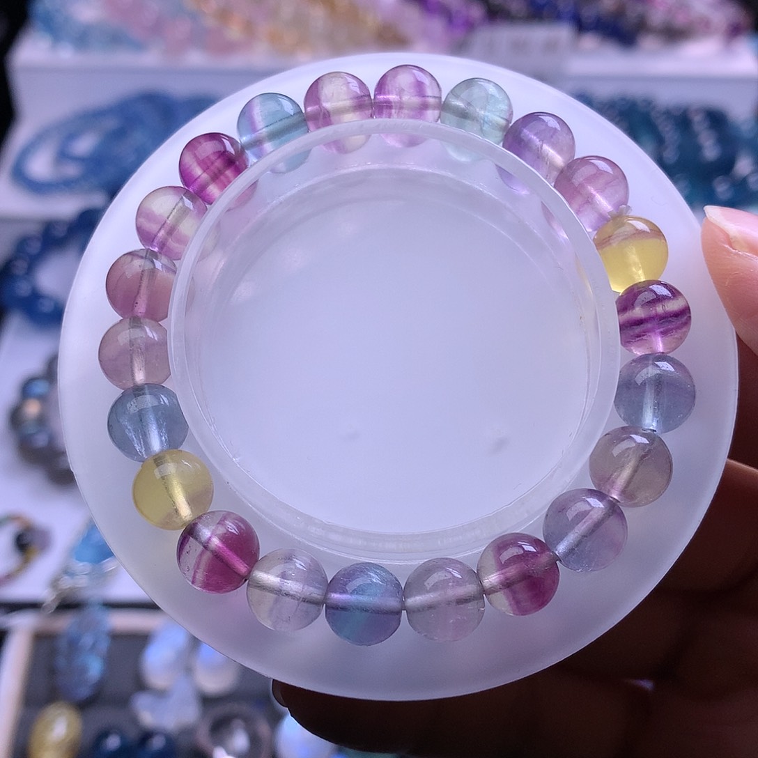 水晶手链未镶嵌多样性