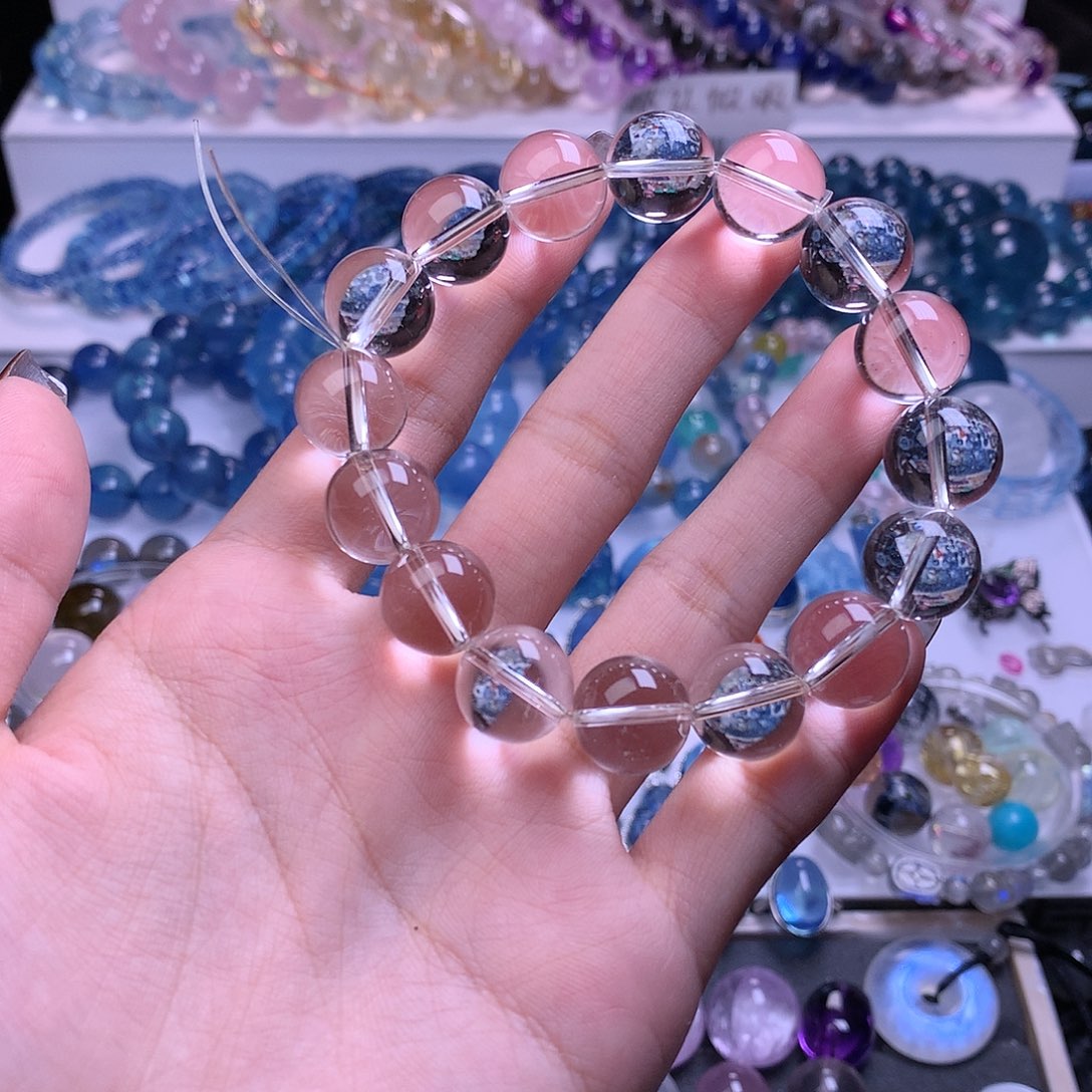 水晶手链未镶嵌多样性