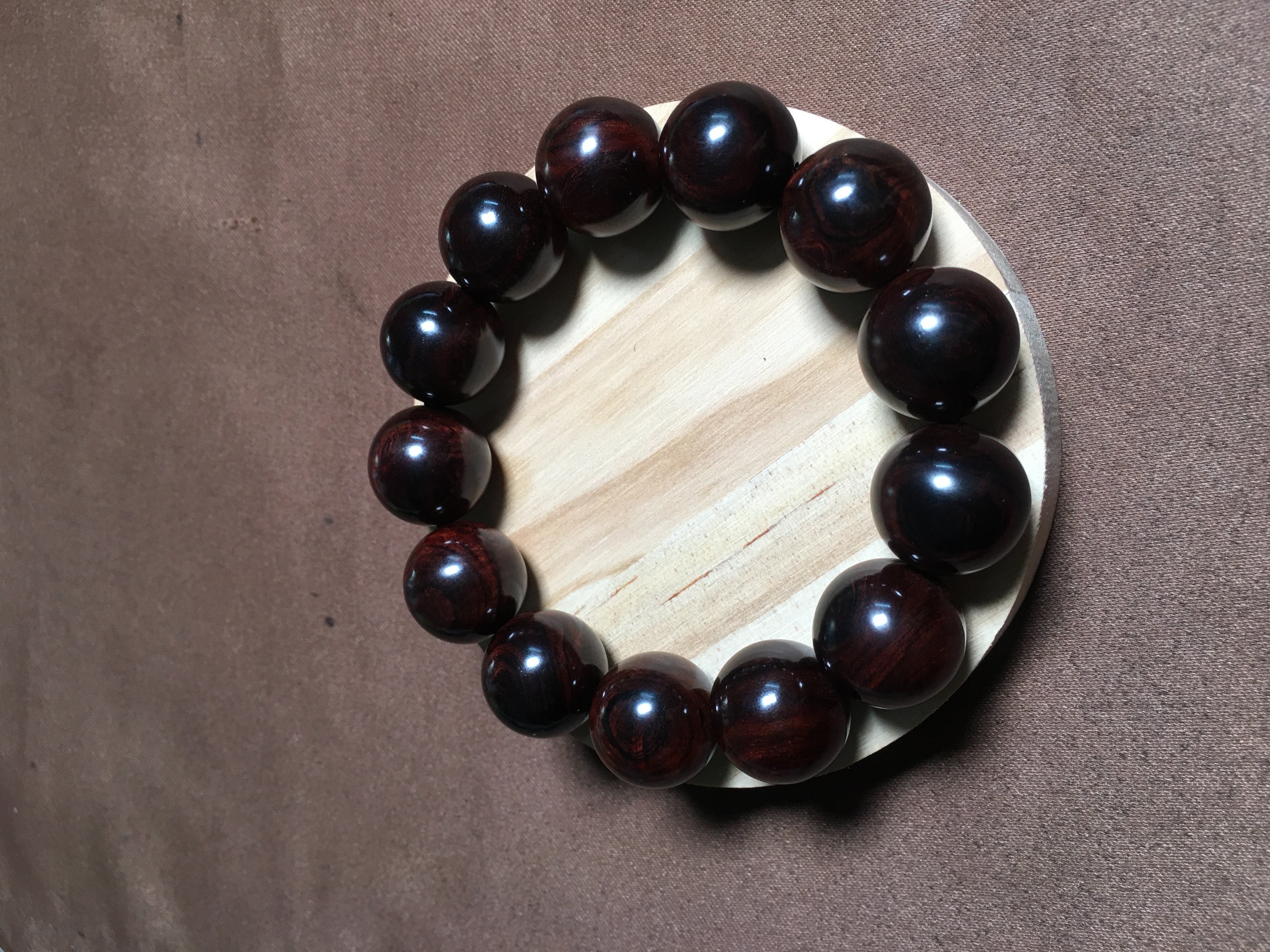 【一物一拍】FS102海南黄花梨紫油梨1.8手串