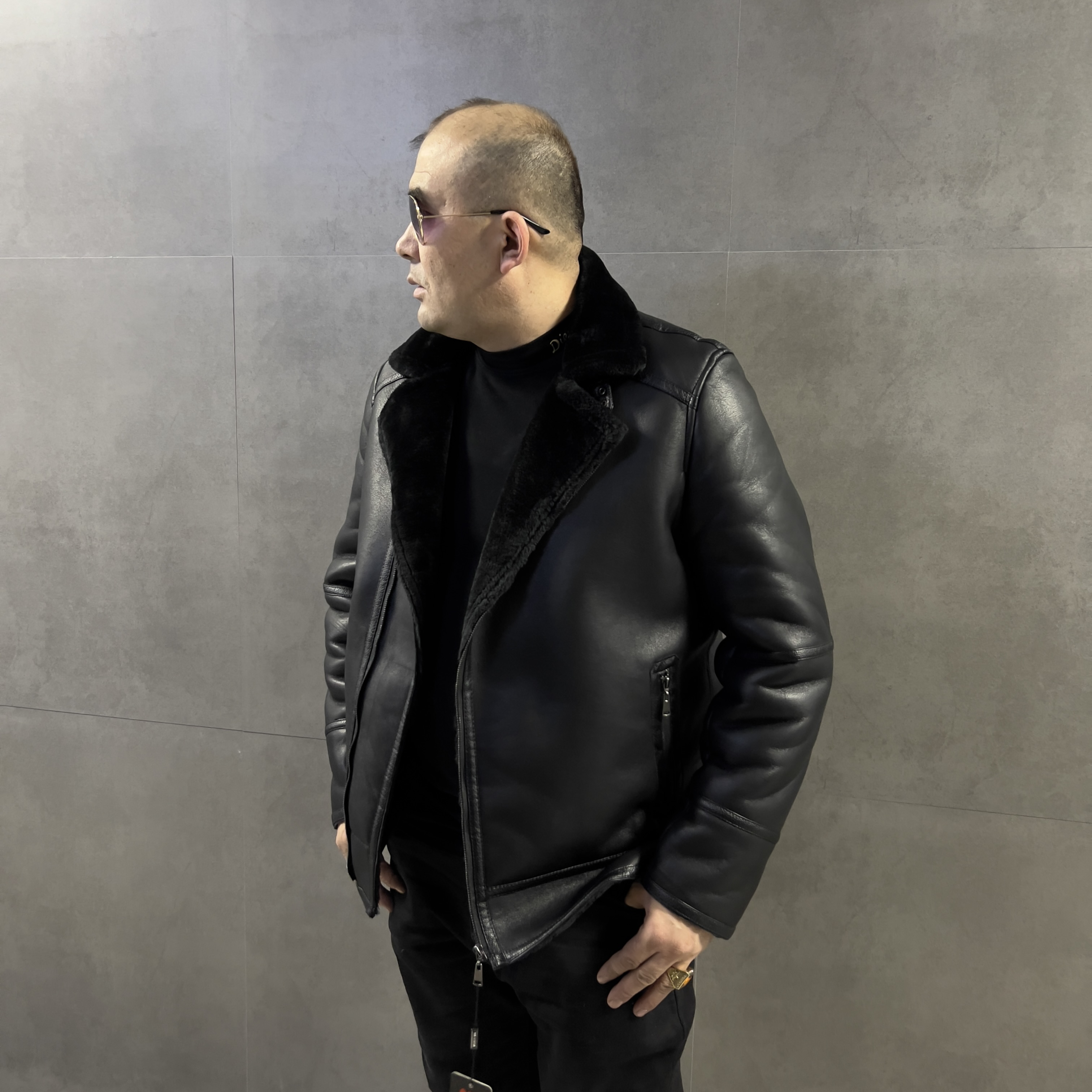 男士冬季休闲时尚加绒加厚秋冬潮流外套