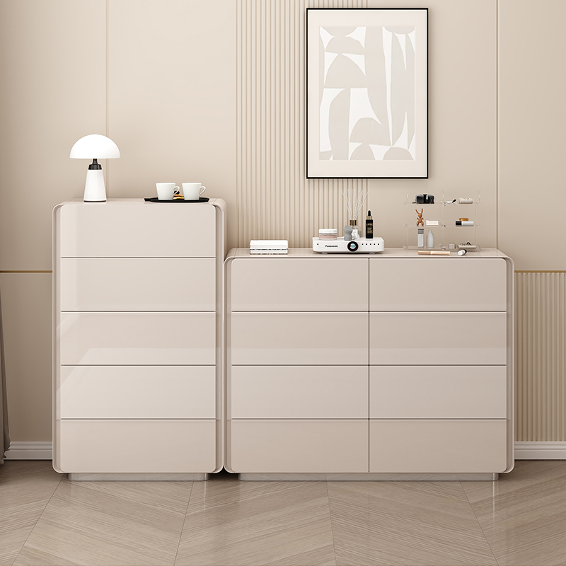 轻奢斗柜卧室收纳柜一体床尾置物柜现代简约客厅储物五六斗柜组合
