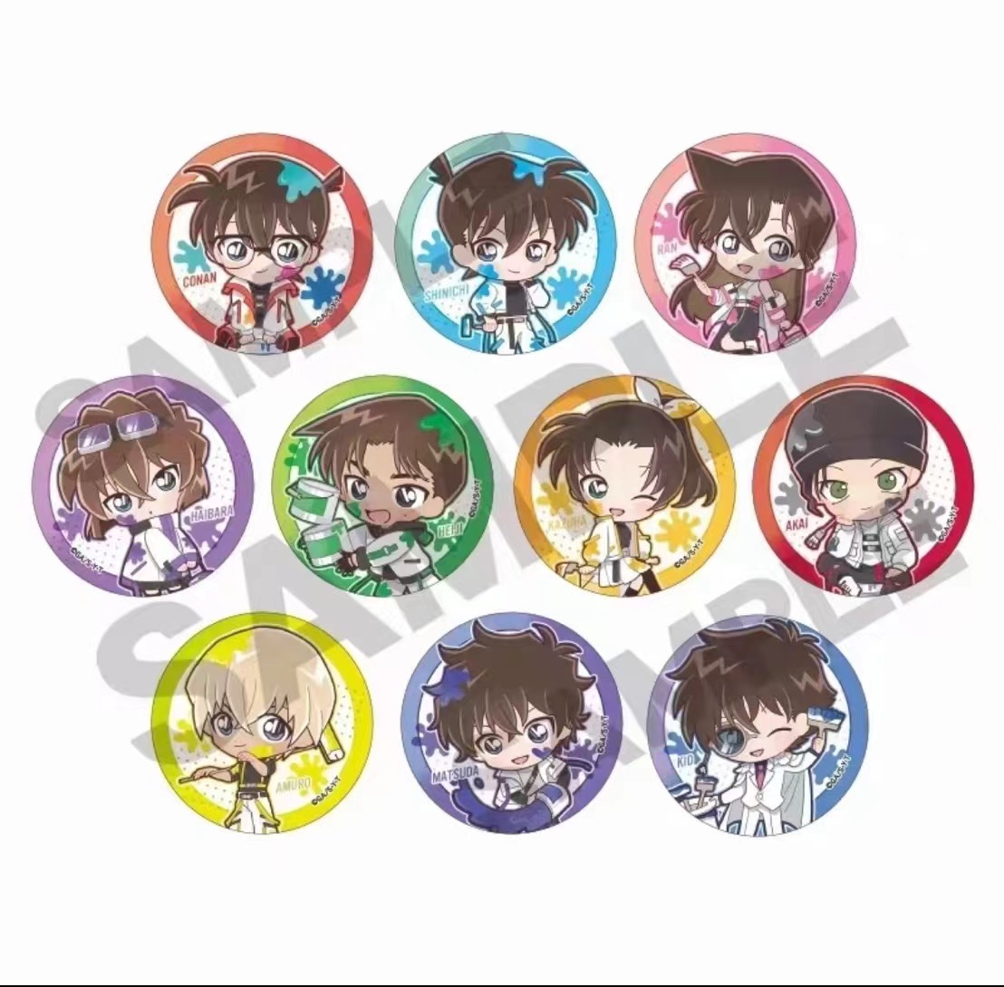 【名侦探柯南】油漆吧唧徽章 日谷正版周边 （盲盒代拆）