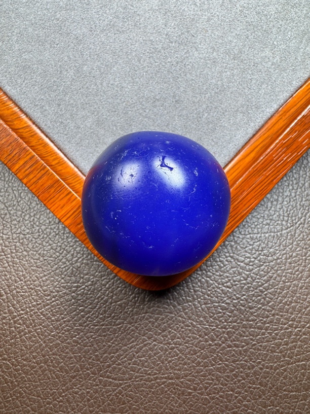 蓝色玛瑙单珠 大尺寸玛瑙颈饰 直径卡40mm